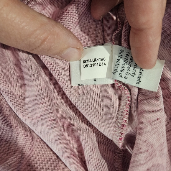 Diane Von Furstenberg New Julian Two Shadow Pink Silk Wrap Dress - Picture 11 of 13